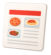 Ícone do app cardápio